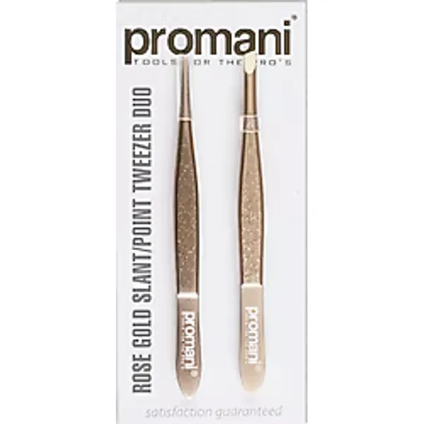 Promani PR-928 Eğik ve Sivri Uçlu Cımbız Seti 2'li