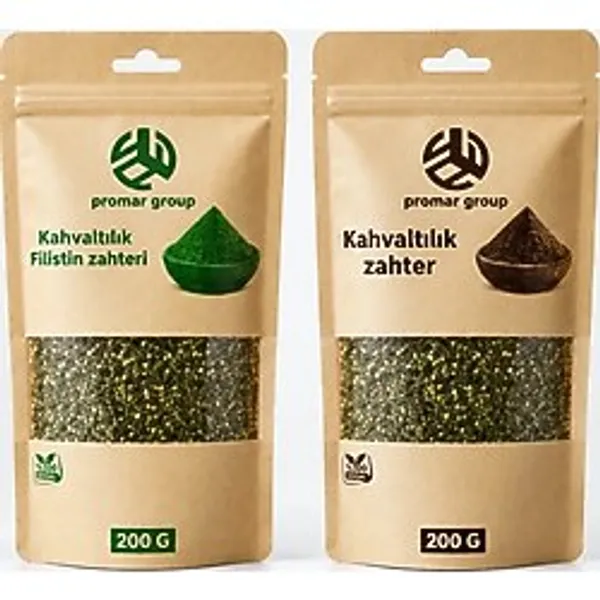 Promar Group Kahvaltılık Zahter Paketi Filistin Zahteri Ve Geleneksel Zahter 2 X 200 G