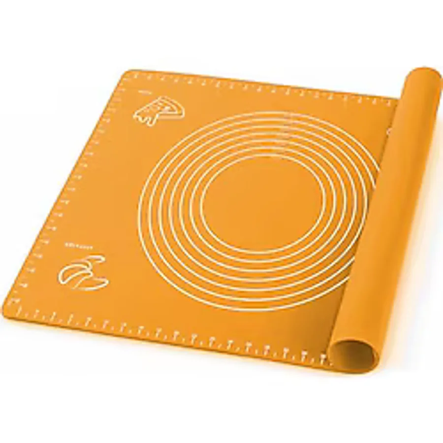 Promosyonca Silikon Hamur Matı, 40x50 cm, Farklı Renk Seçeneği (Turuncu)