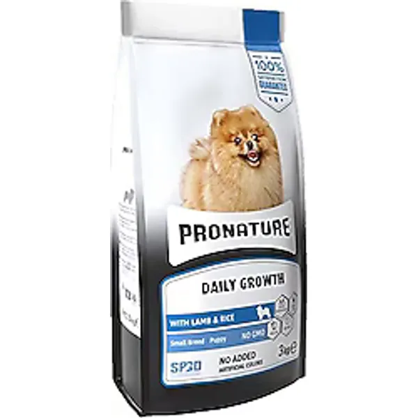 Pronature Daıly Small Puppy Kuzulu ve Pirinçli 3 kg Küçük Irk Yavru Köpek Maması