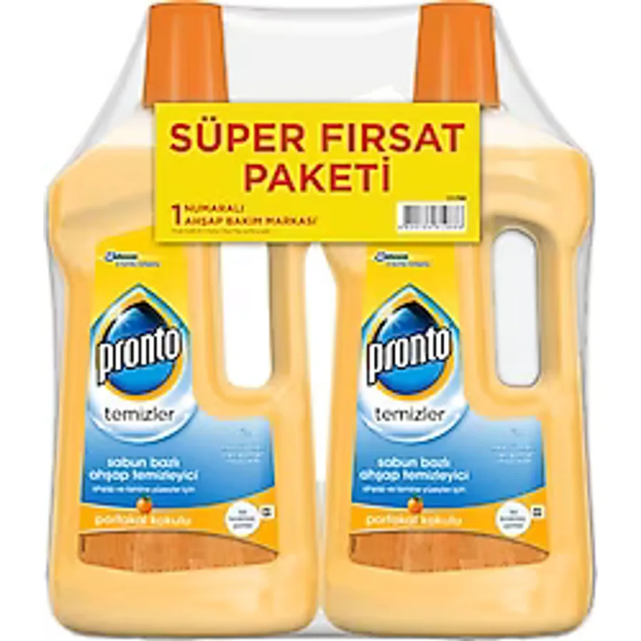 Pronto Portakal Ahşap Temizleyici 2x750 ml
