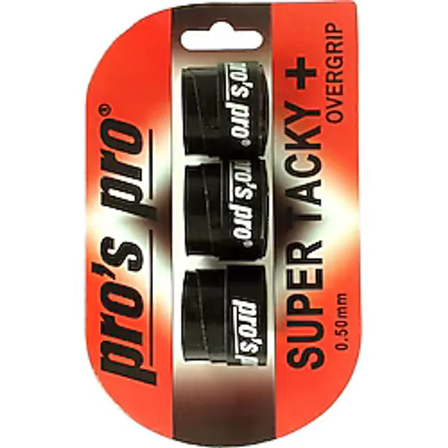 Pros Pro Super Tacky 3lü Overgrip Siyah