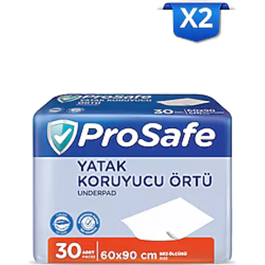 Prosafe 60x90 cm 30'lu 2 Adet Yatak Koruyucu Örtü