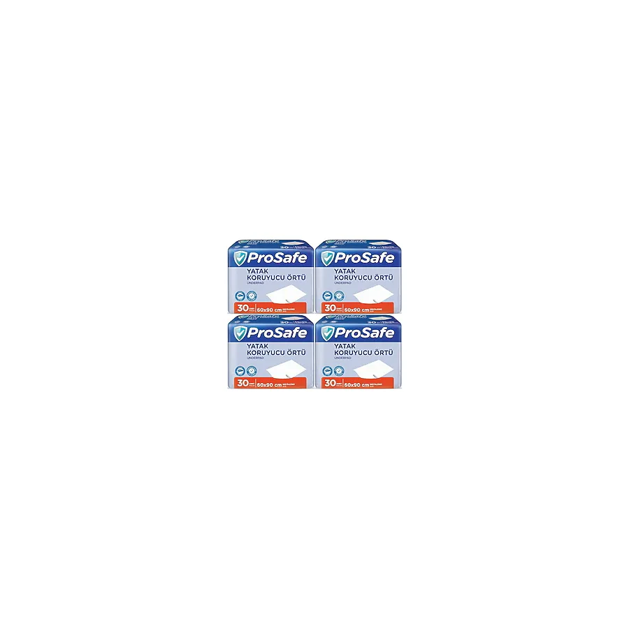 Prosafe 60x90 cm 30'lu 4 Adet Yatak Koruyucu Örtü