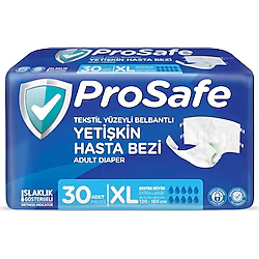 Prosafe Belbantlı Ekstra Büyük Boy XL 30'lu Hasta Bezi