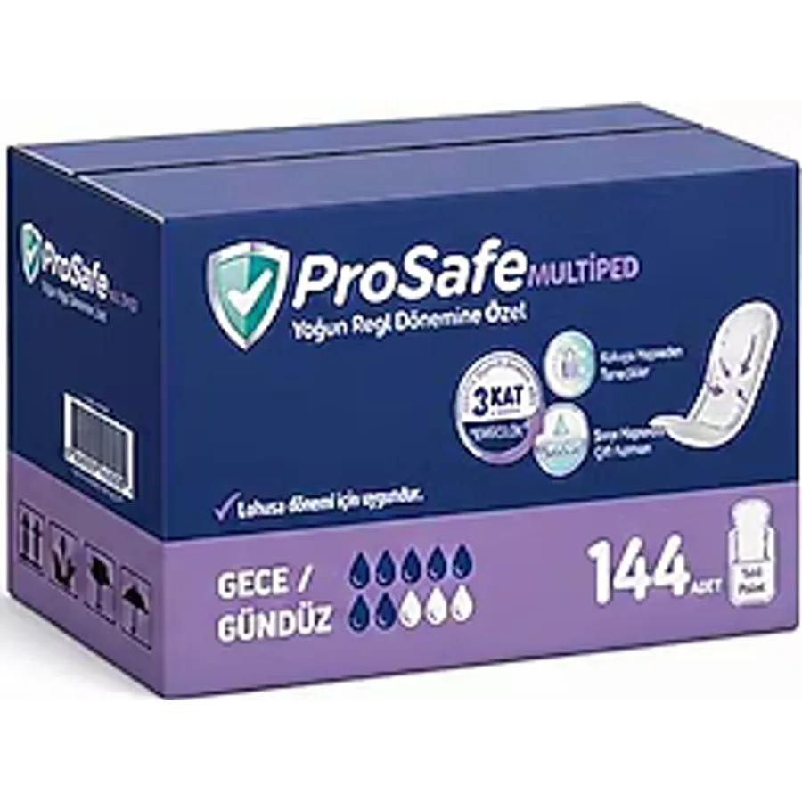 Prosafe Multiped Gece Gündüz 7 Damla 12'li 12 Adet Mesane Pedi
