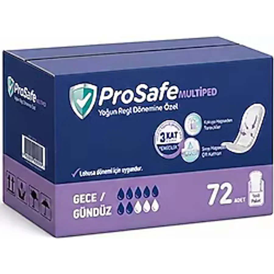Prosafe Multiped Gece Gündüz 7 Damla 12'li 6 Adet Mesane Pedi