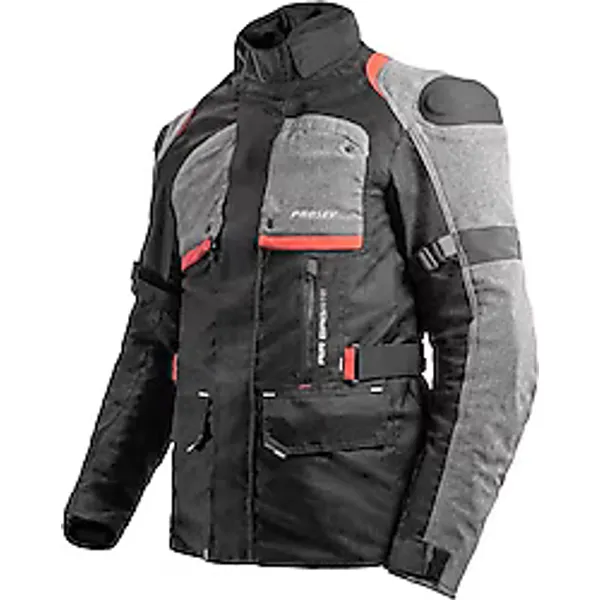 Prosev NF-2500 Airbag Erkek Gri-Siyah 4 Mevsim Motosiklet Montu