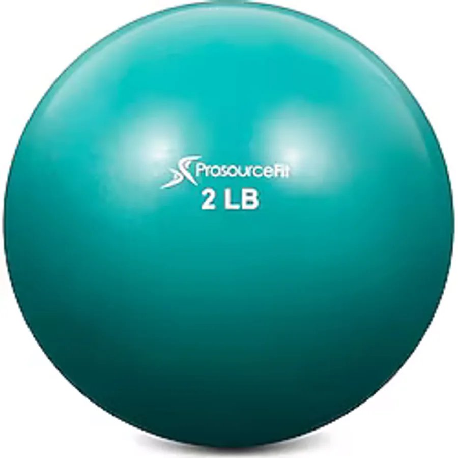 ProsourceFit Ağırlık Topları, Pilates, Yoga, Güç Egzersizi ve Fizik Tedavi için, 0,9 kg ila 3,6 kg, Renk Kodlu