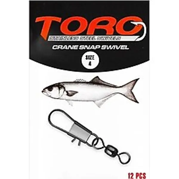 Protackle Crane Klipsli Fırdöndü 12'li No: 4 (SW145)