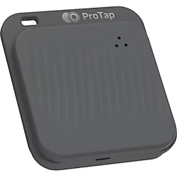 ProTap İzleyici Etiketleri (Yalnızca iOS), Apple Find My, Değiştirilebilir Pil, Öğe Bulucu ve Bulucu Anahtarlar, Çantalar, Bagajlar, Evcil Hayvanlar, Cüzdan için Akıllı Etiket - Koyu Gri