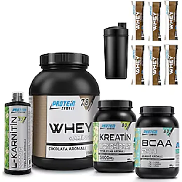Protein Zamanı Whey Protein Tozu 2340 gr Bcaa Kreatin Lkarnitin Kombinasyonu