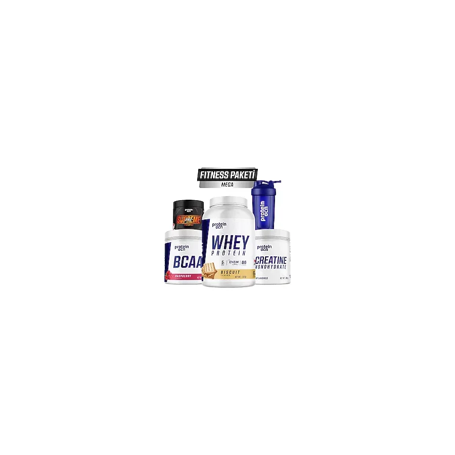 Proteinocean Fıtness Paketi Mega - Bisküvi Ahududu