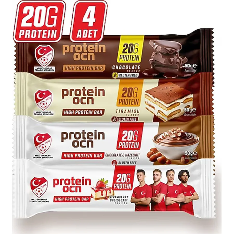 Proteinocean Protein Bar - Karma Kutu - 50g X 4 Adet