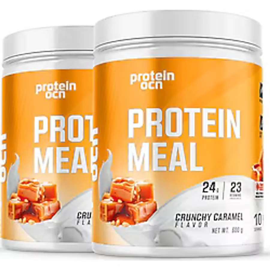 Proteinocean Protein Meal Proteinli Öğün Tozu - Crunchy Caramel - 600g x 2 Adet