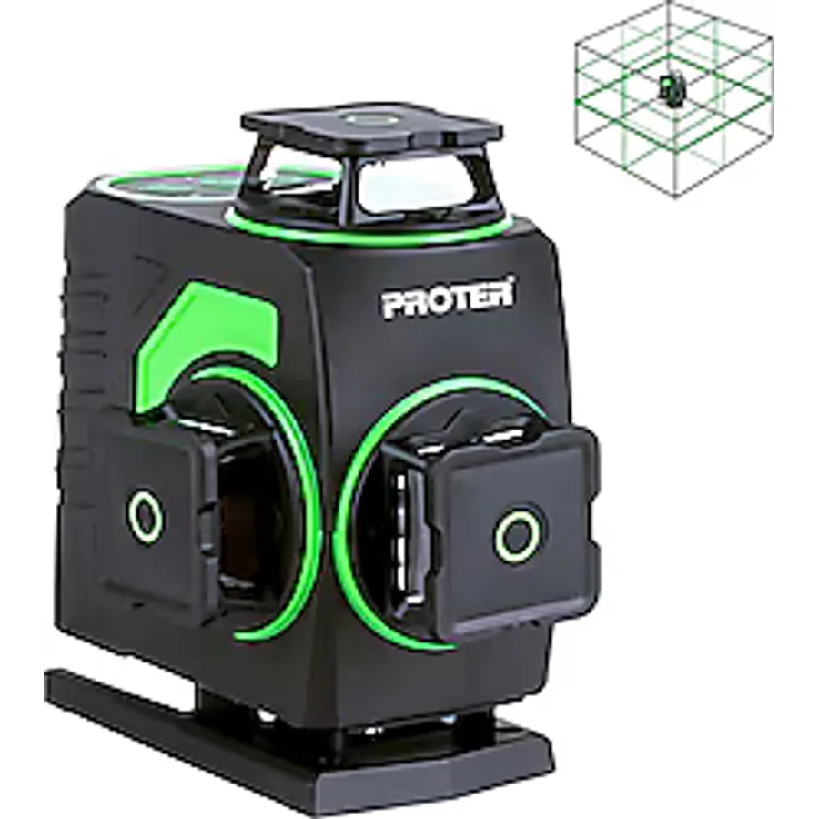 Proter PL 460 LS Çift Akülü Yeşil Lazer Hizalama