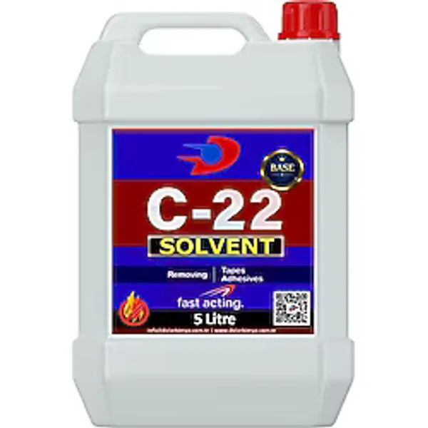 Protez Saç Solventi C22 Base - 5 Litre (C22 Yağ Bazlı Bant Sökücü,Protez Saç Yapıştırıcı Ve Bant Temizleyici)