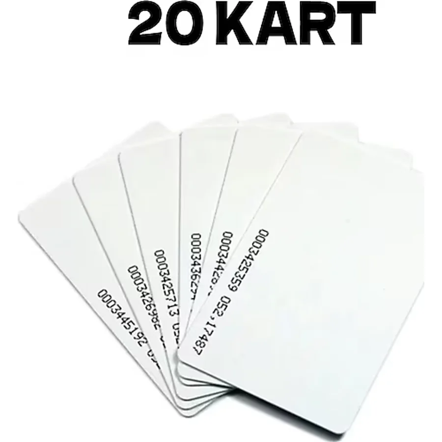 Proximity kart 125 Khz Göstergeç Kart -20 adet