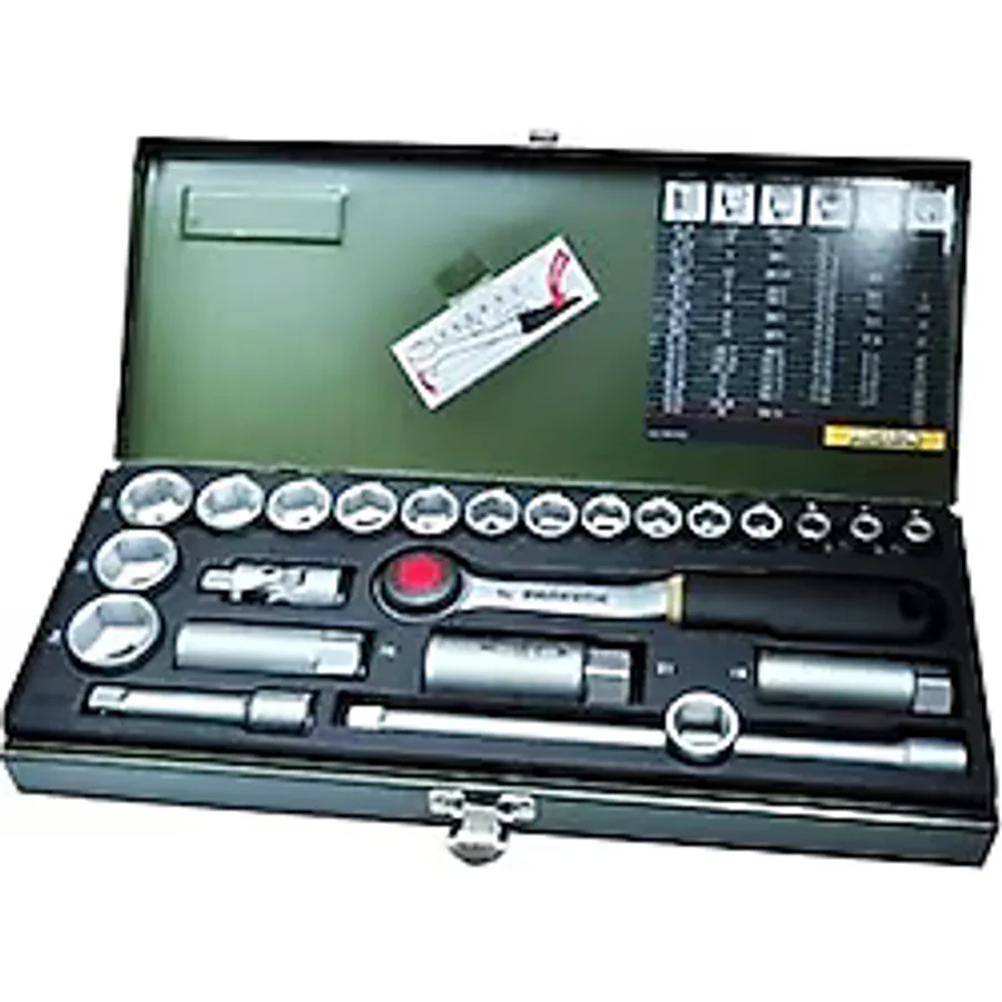 Proxxon 23110 24 Parça 3/8" Lokma Takımı