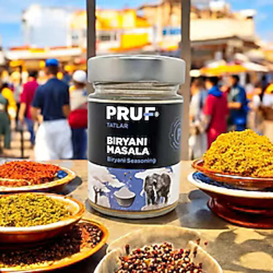 Pruf Biryani Masala 145 Gr. Cam Kavanoz - 1 Adet