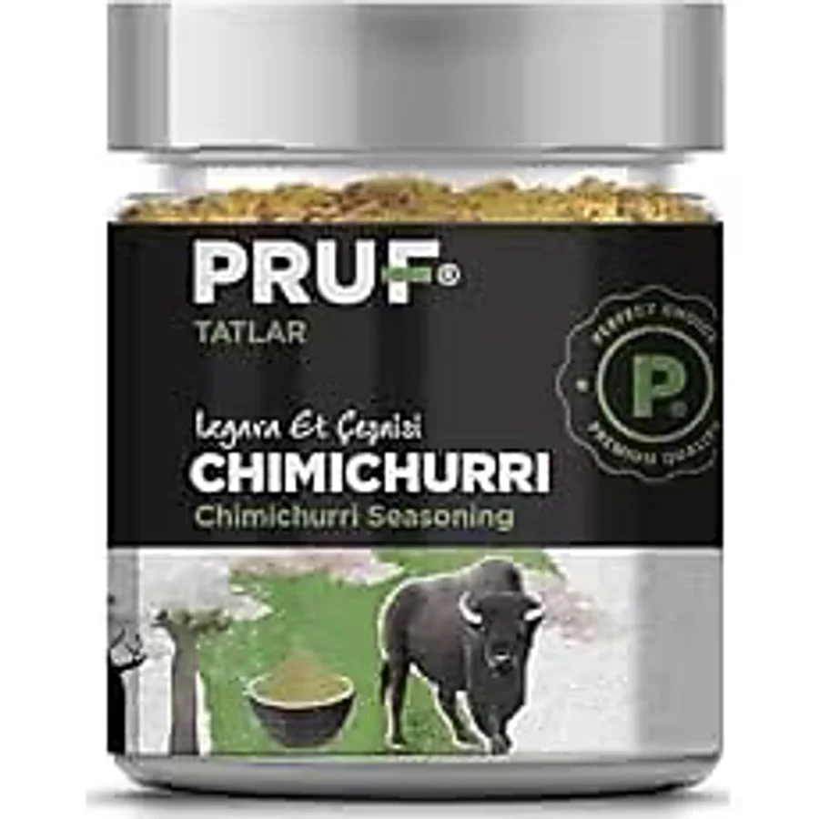 Pruf Chimichurri Et Çeşnisi/Chimichurri Seasoning 95 Gr. Cam Kavanoz