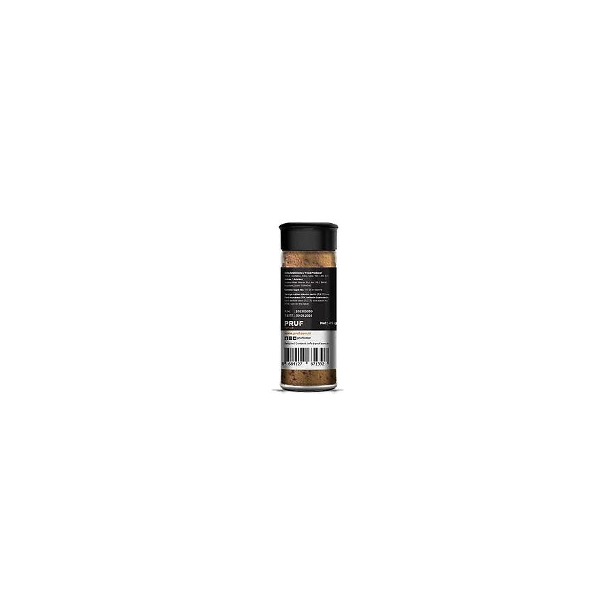 Pruf Pizza & Makarna Baharatı Pizza & Pasta Seasoning 45 gr Cam Şişe - 1 Adet