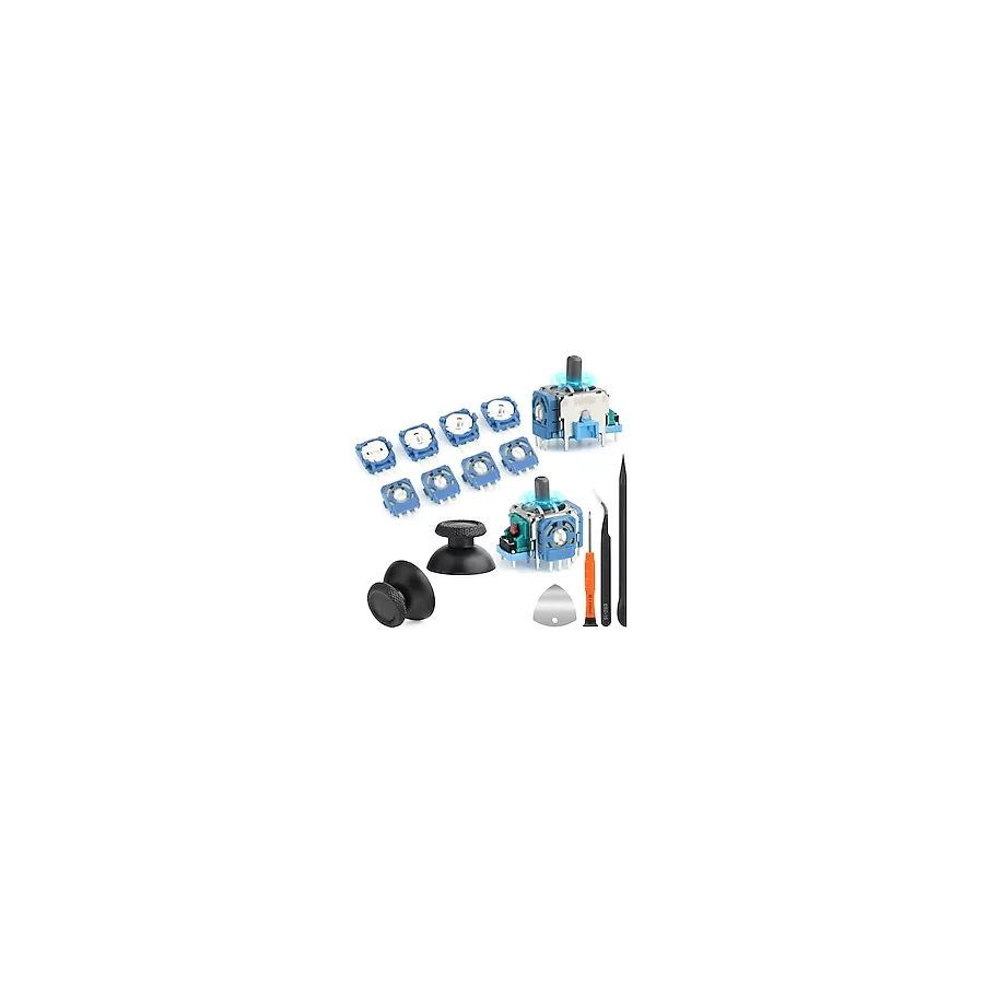 PS5 Joysticks için yedek PlayStation 5 PS5 potansiyometre 3D Joystick modülü Thumbstick denetleyicisi aksesuarları parçaları ile onarım araçları