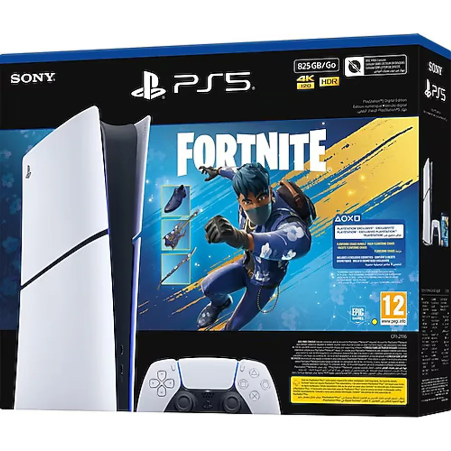 PS5 Slim Digital + Fortnite v2 Bundle Oyun Konsolu