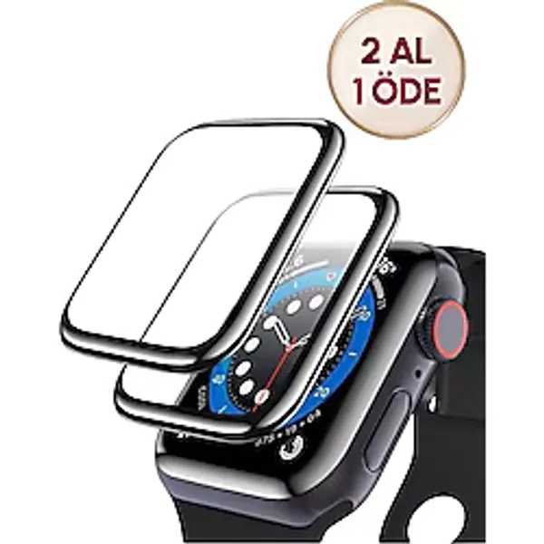 PSGT 2 Adet Apple Watch Uyumlu 45 Mm Uyumlu 6d Flexible Glass Nano Akıllı Saat Ekran Koruyucu Uyumlu