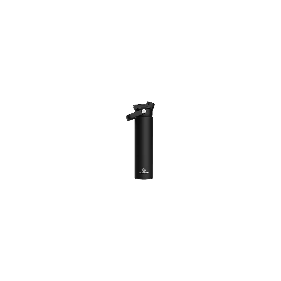 Puccon 750 ml Siyah Paslanmaz Çelik Termos/Matara/Suluk