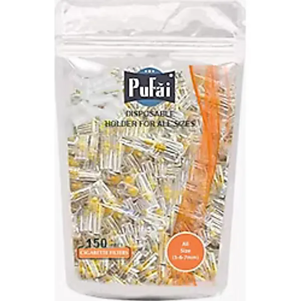 Pufai Sigara Filtresi Ağızlığı Tüm Boylar Uyumlu Slim Slender Super Slim 5 6 7 mm 150 Adet 1 Paket