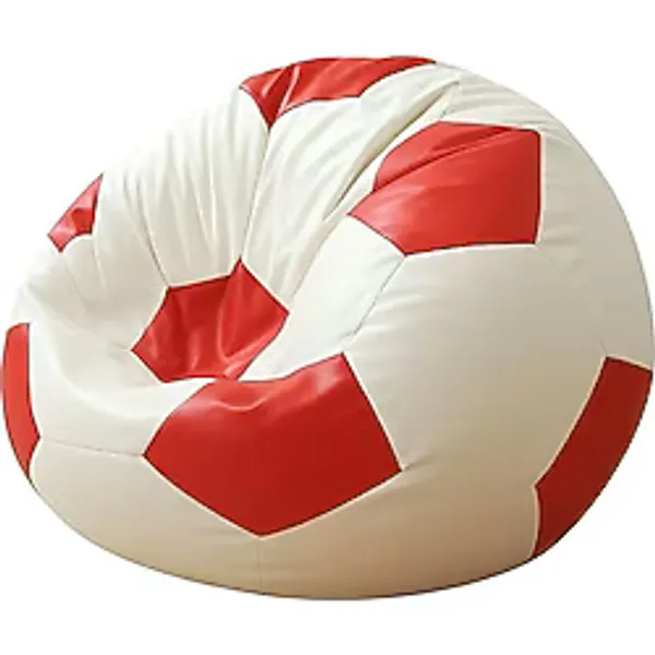 Pufumo XL BÜYÜK BOY FUTBOL TOPU PUF ARMUT KOLTUK SUNİ DERİ