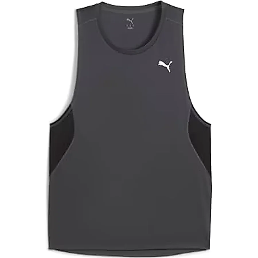 PUMA Erkek RUN VELOCITY TANK (POLY) Atlet Dusky Gray S