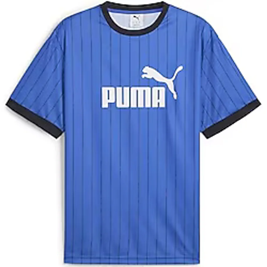 Puma ESS Striped Jersey Mavi Erkek Forma 68826313