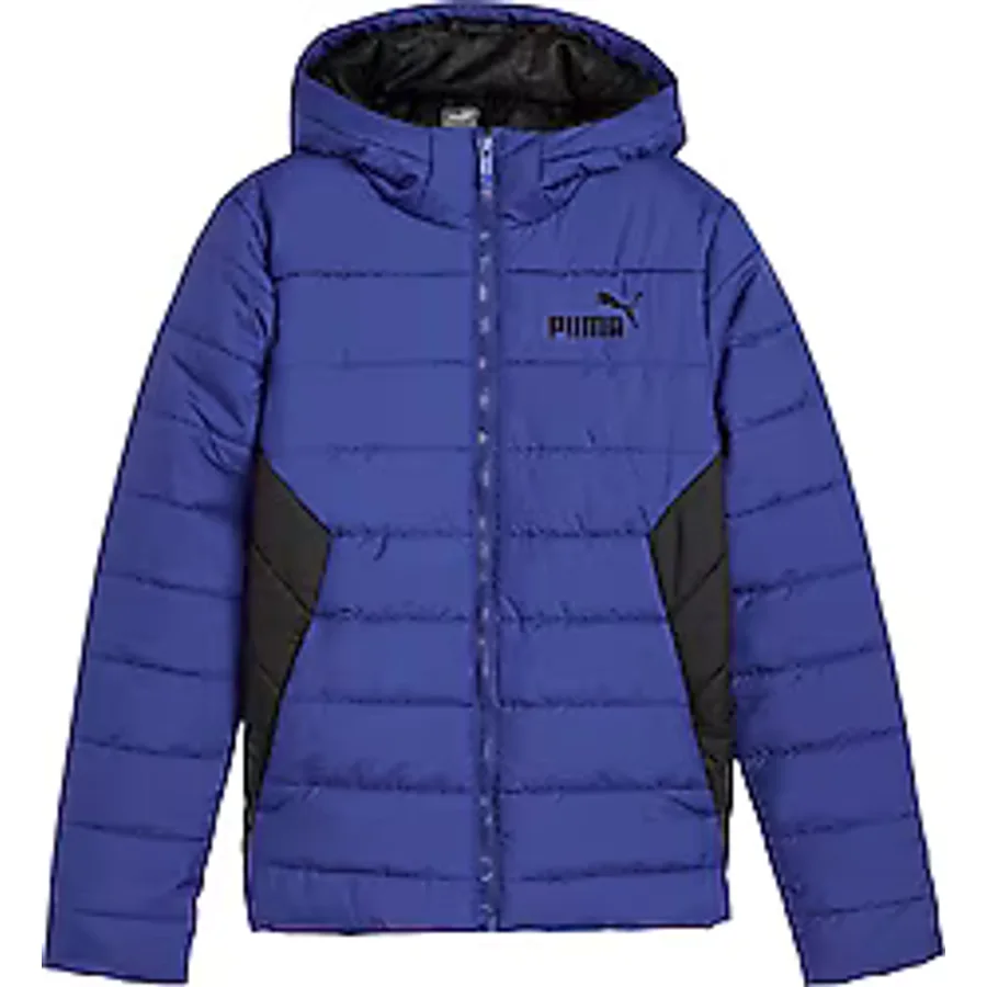 Puma Essentıals 67055927 Kapüşonlu Mavi Çocuk Şişme Mont
