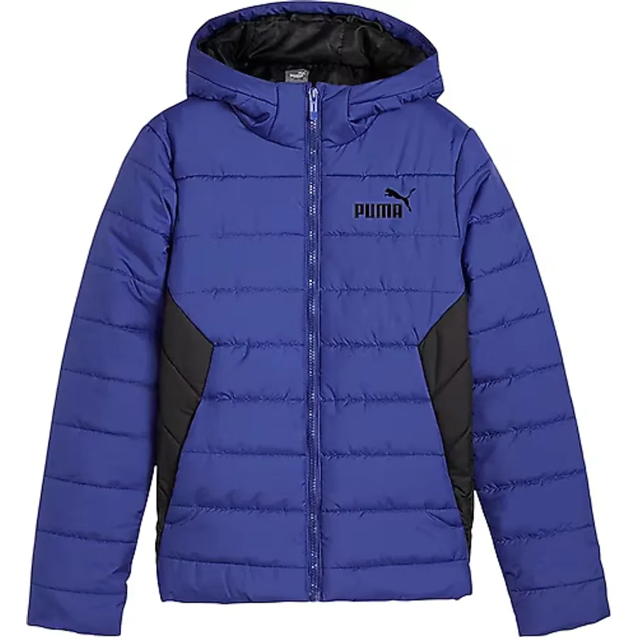 Puma Essentıals 67055927 Kapüşonlu Mavi Çocuk Şişme Mont