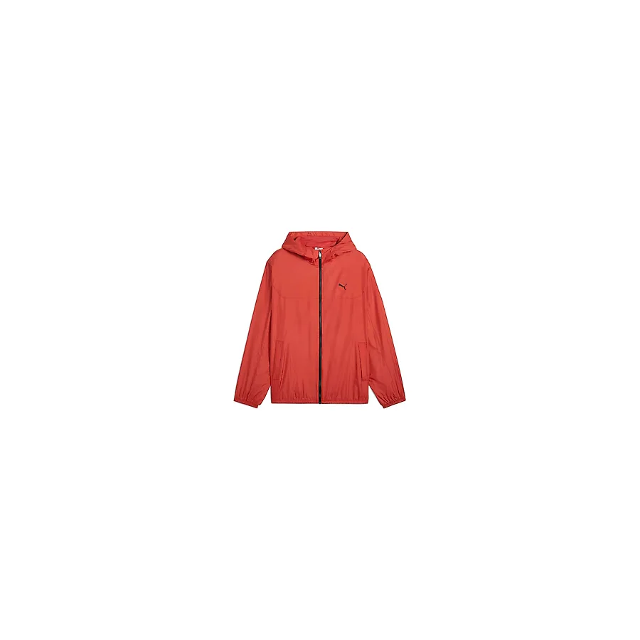 Puma Essentials 684625-15 Kapüşonlu Kırmızı Erkek Rüzgarlık