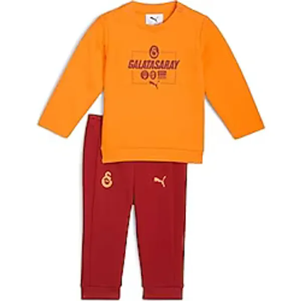 PUMA GALATASARAY FtblCulture Bebek Eşofman Takımı, Intense Orange, 4-6M_3/6M_FR