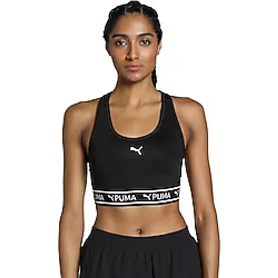 PUMA Kadın 4KEEPS ELASTIC BRA - P-PUMA Black-2024 version Sports Bras XS