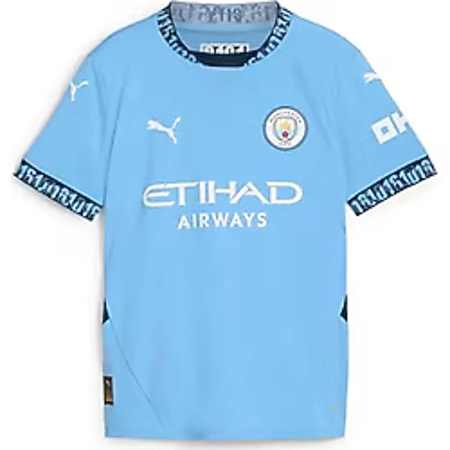 Puma Manchester City 24/25 Genç İç Saha Forma 775078 01 Mavi