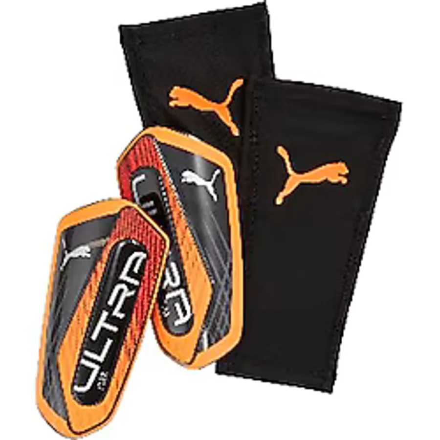 PUMA Üniseks Ultra Flex Sleeve Tekmelik, Siyah Gümüş, XS