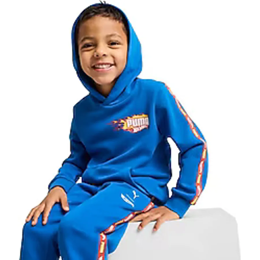 Puma x Hot Wheels 630071 Kapüşonlu Çocuk Sweatshirt