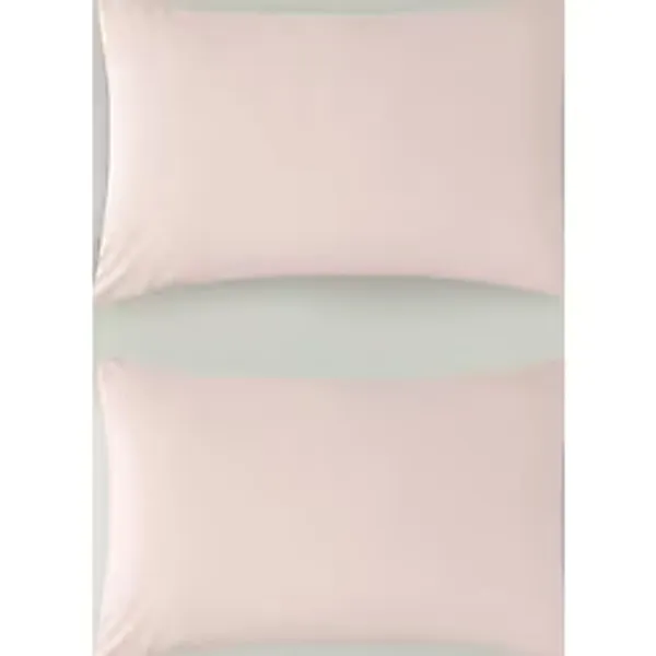 Pure %100 Pamuklu 2'Li Yastık Kılıfı 50X70 Cm Toz Pembe