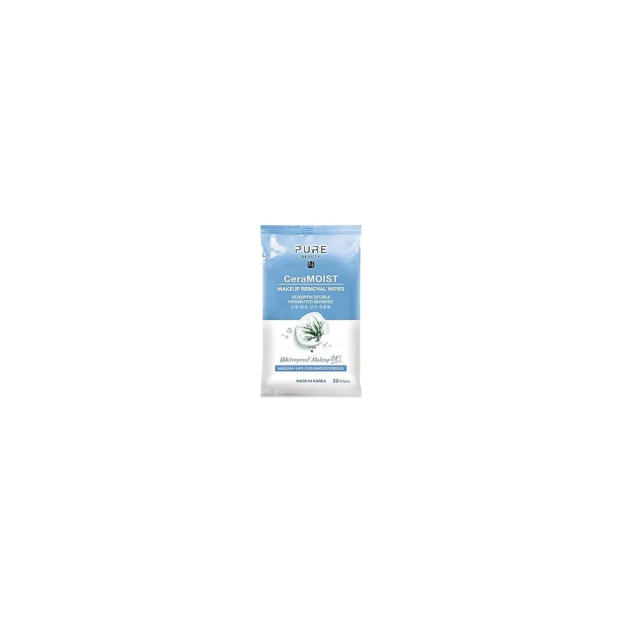 Pure Beauty Ceramoist 20'li Makyaj Temizleme Mendili