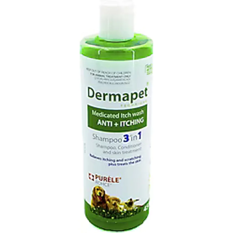 Purele Dermapet 450 ml Dermatolojik Etkili Kedi ve Köpek İçin Kremli Şampuan
