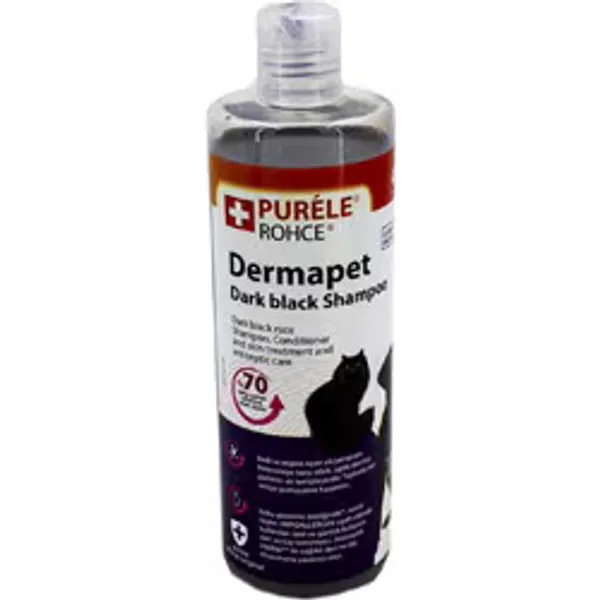Purele Dermapet Siyah Irk 450 ml Kremli Kedi Köpek Şampuanı