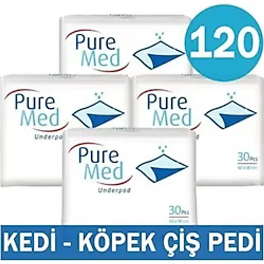 Puremed 60x90 cm 30'lu 4 Adet Yatak Koruyucu Örtü
