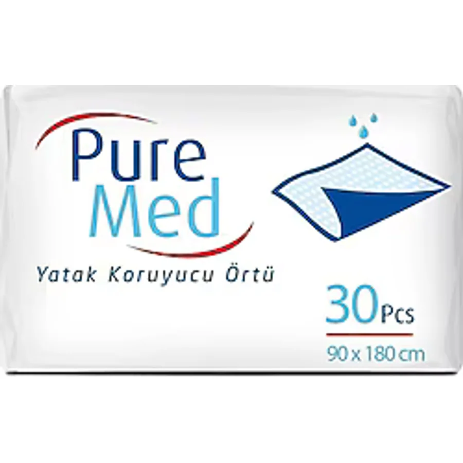 Puremed 90x180 cm 30'lu Yatak Koruyucu Örtü