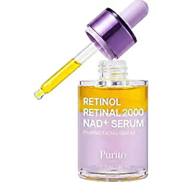 Purito Retinol 0.1% + Retinal 0.1% Anti-Aging Facial Serum For Wrinkles, Fine Lines