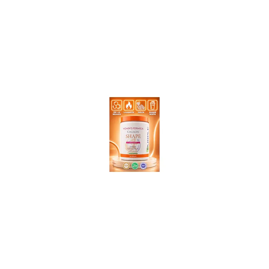 Purple Women's Formula Shape Collagen 330 g Inulin, CLA, L-Karnitin, Kafein & Kolajen